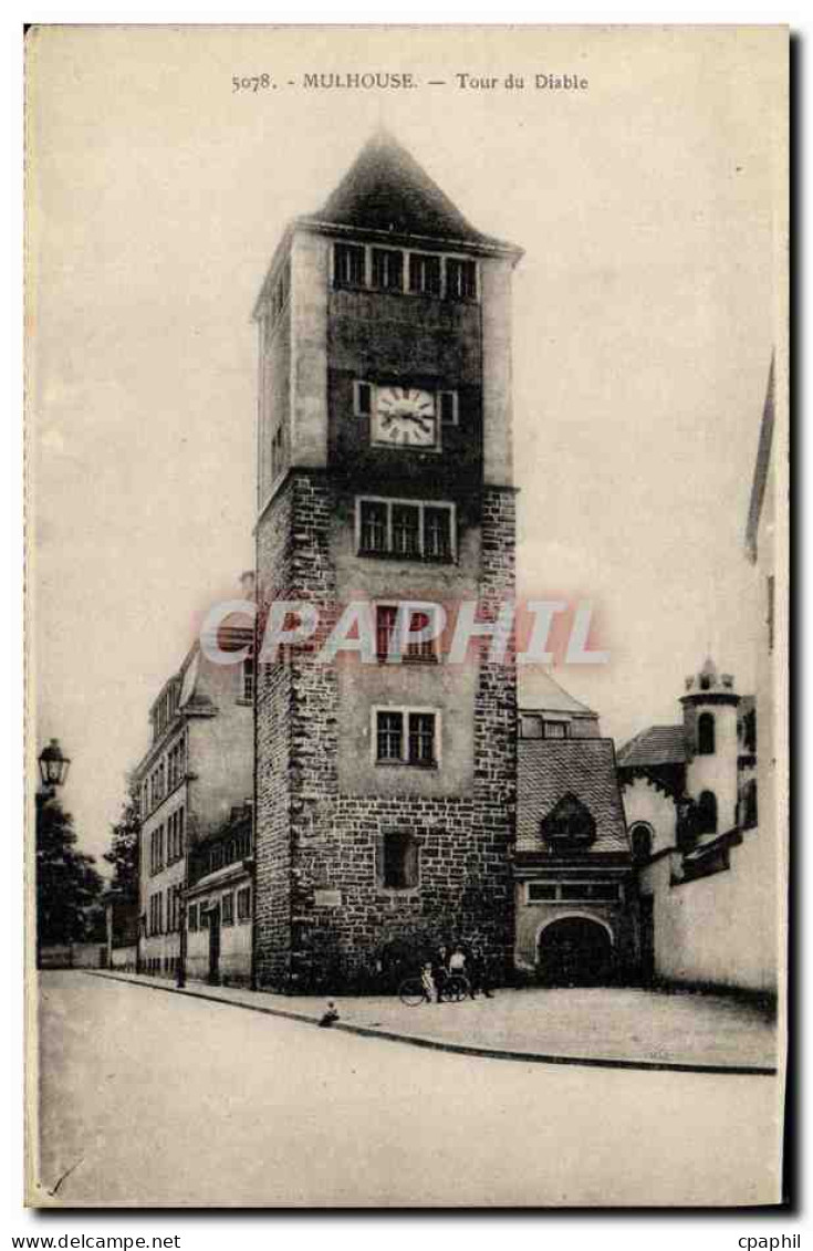 CPA Mulhouse Tour du Diable