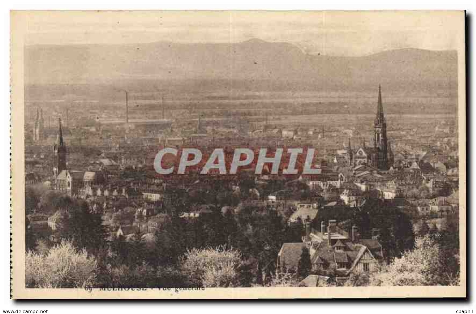 CPA Mulhouse Vue generale