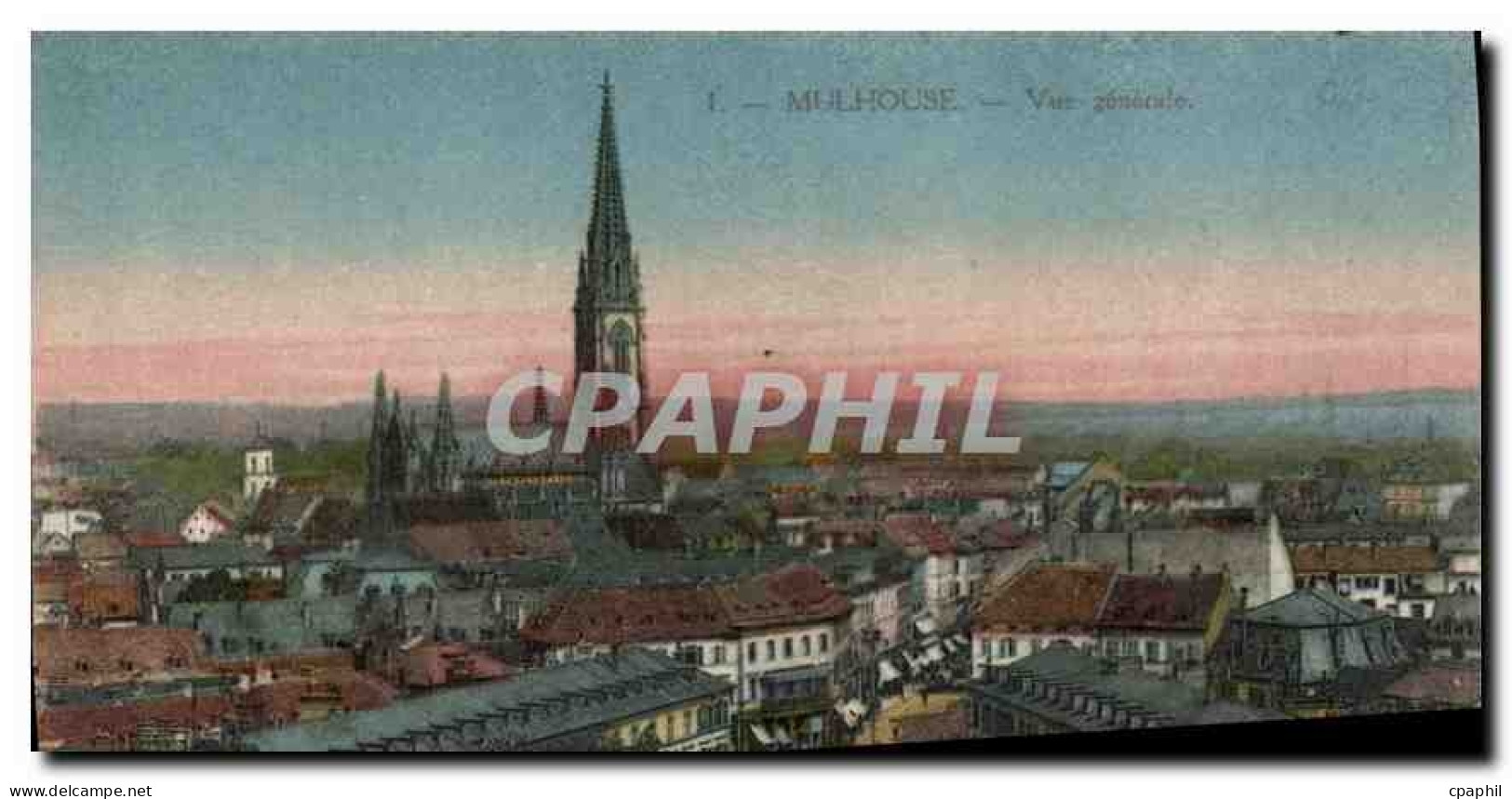 CPA Mulhouse Vue generale