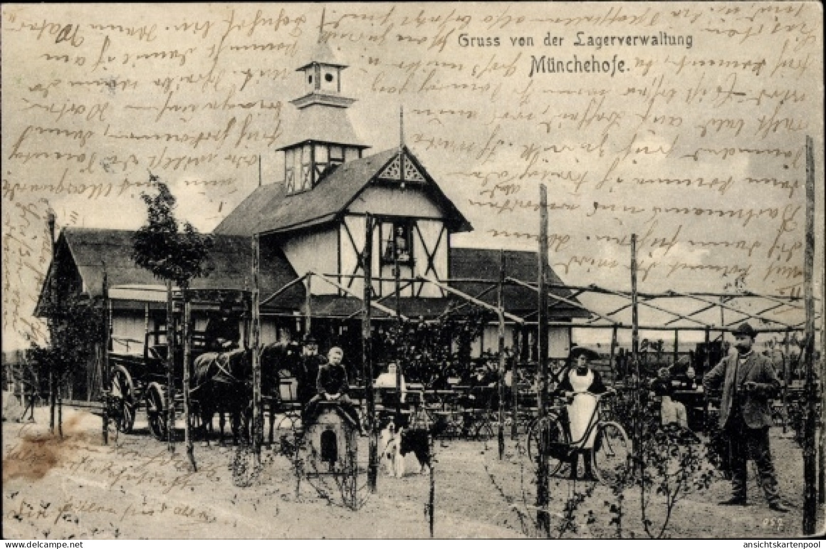 CPA Münchehofe in Brandenburg, Partie an der Lagerverwaltung