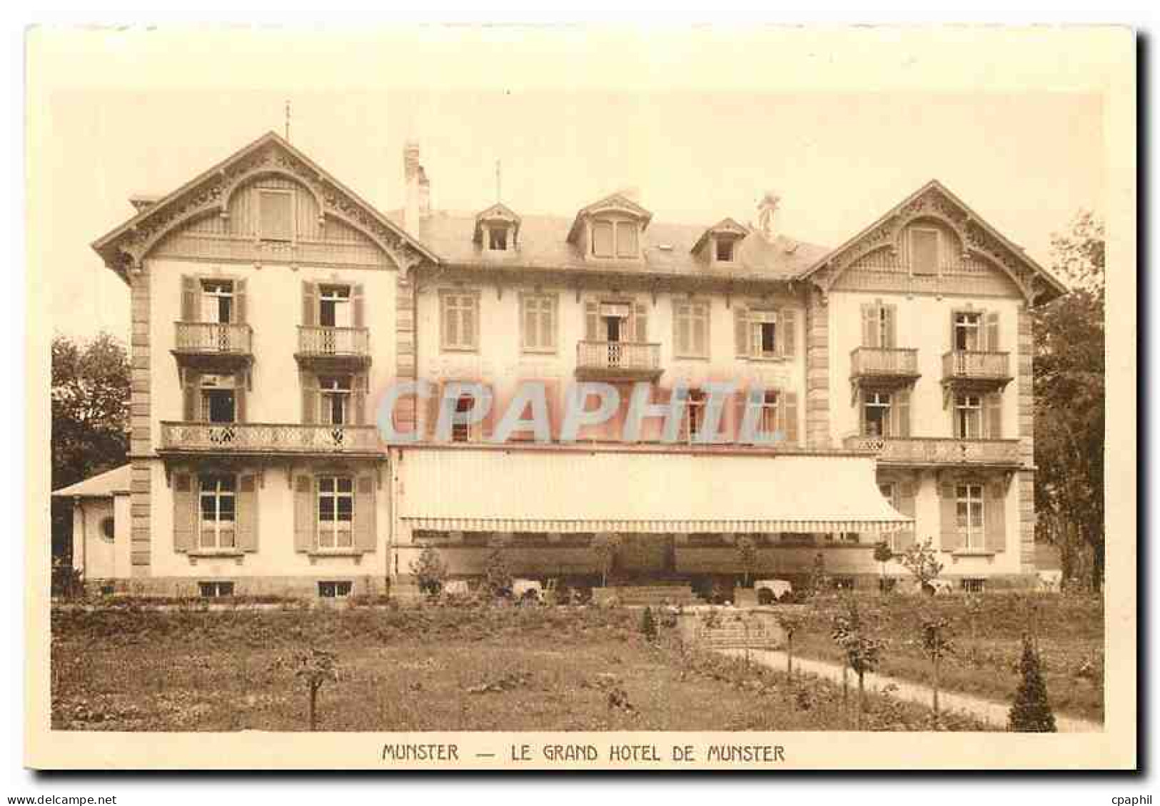 CPA Munster Le Grand Hotel de Munster