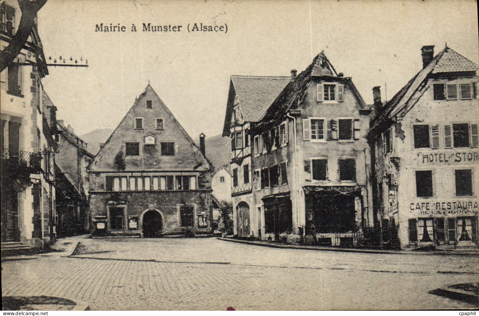 CPA Munster Mairie