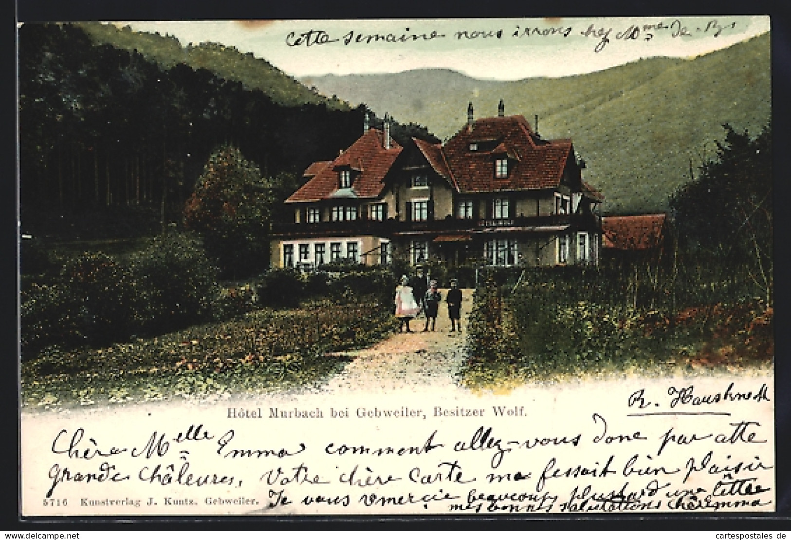 CPA Murbach bei Gebweiler, Hotel Murbach
