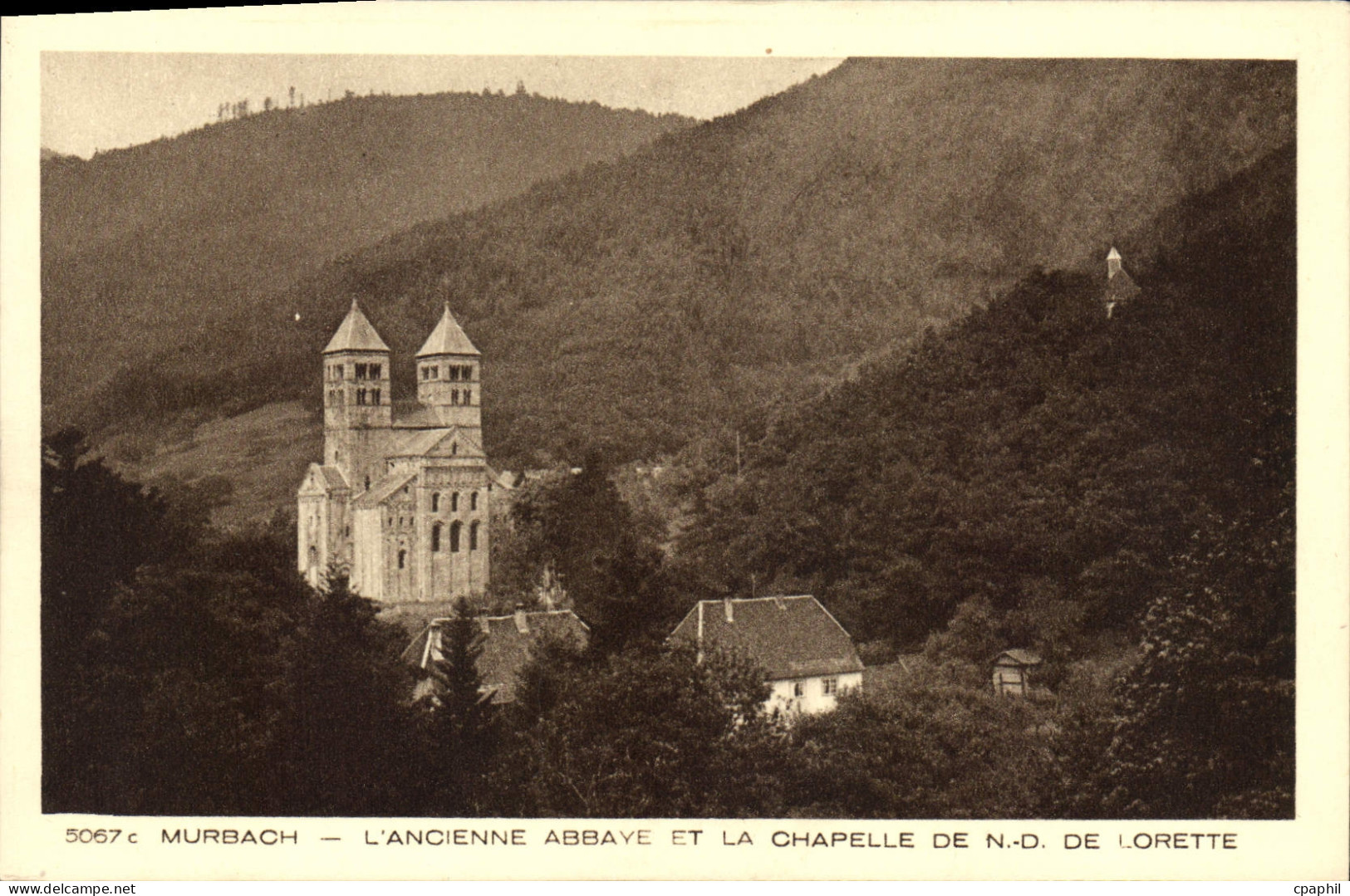 CPA Murbach L'Ancienne Abbaye et La Chapelle de N D Lorette