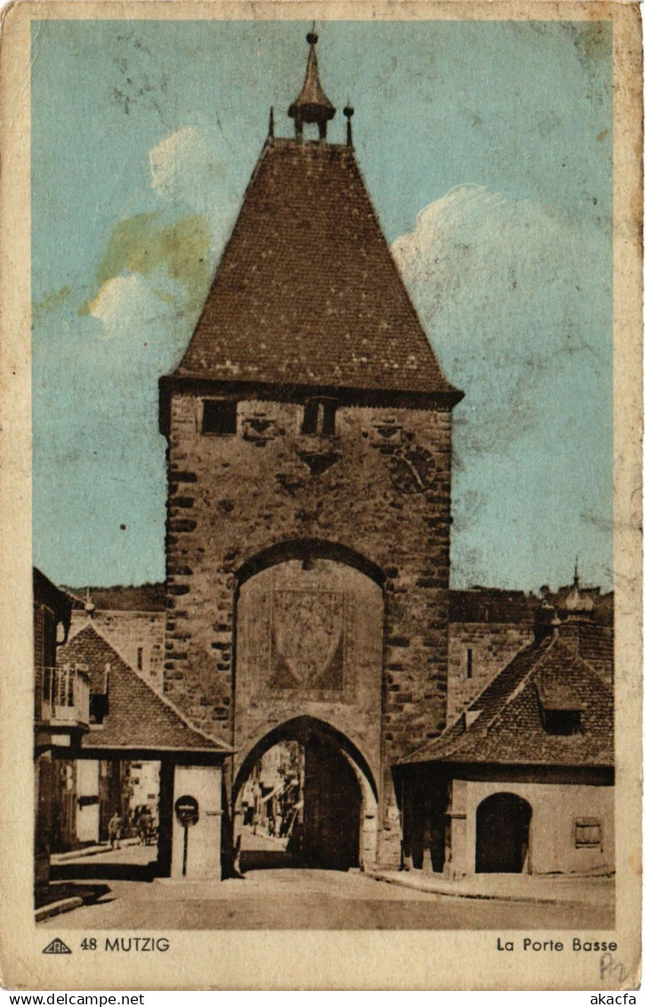 CPA MUTZIG - La Porte Basse (367359)