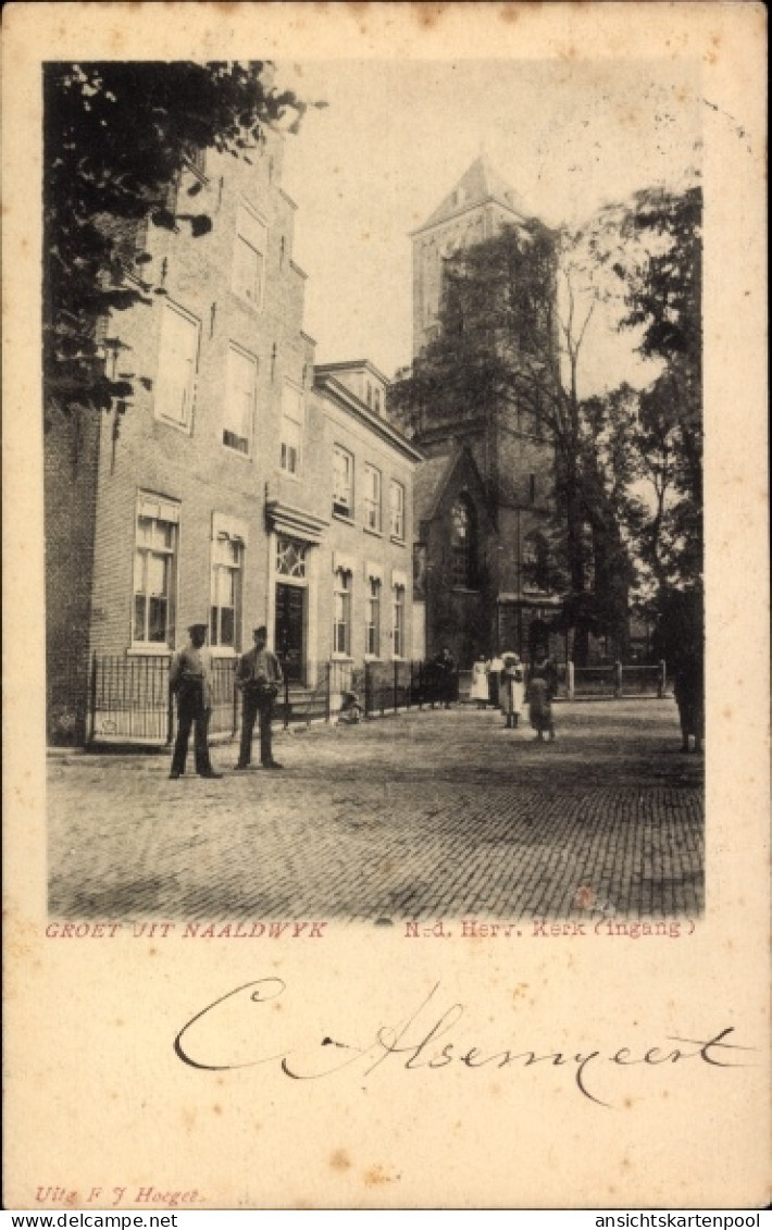 CPA Naaldwijk Südholland, Niederlande. Rev. Kirche