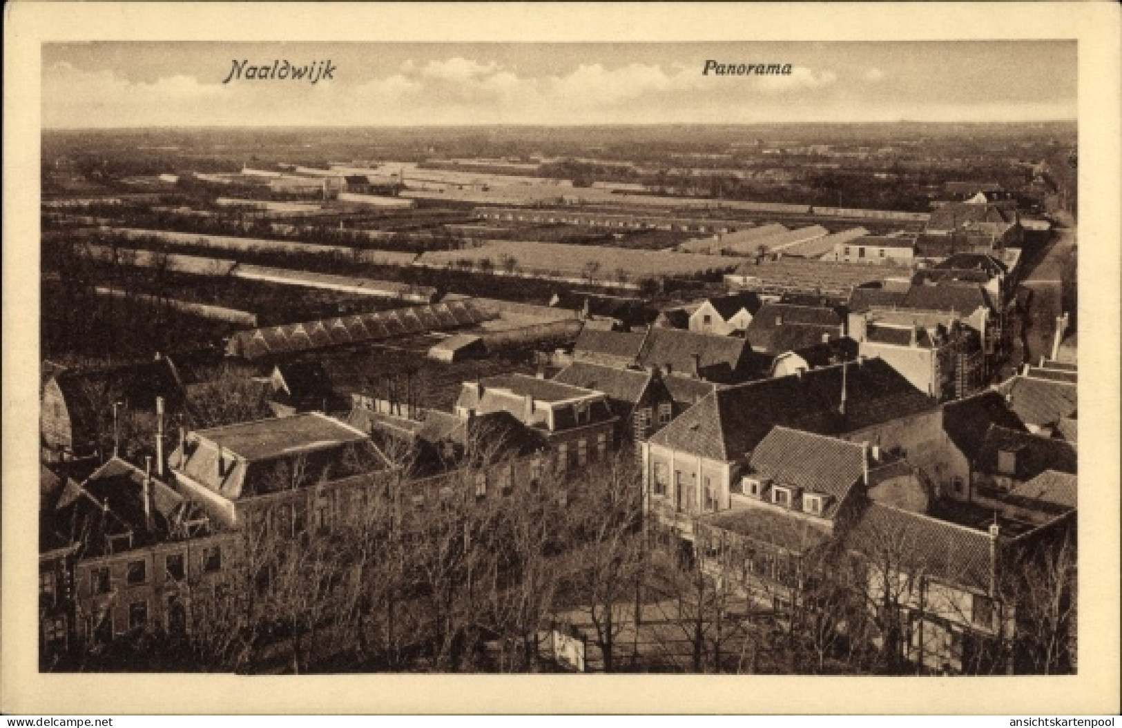 CPA Naaldwijk Südholland, Panorama