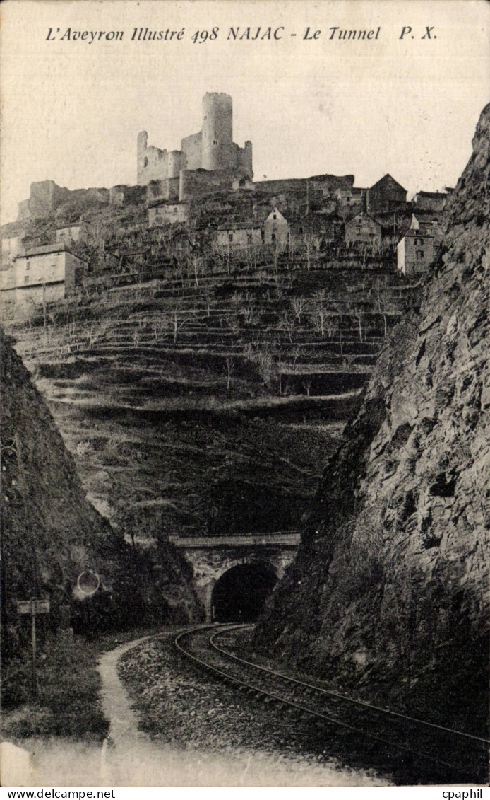 CPA Najac Le tunnel