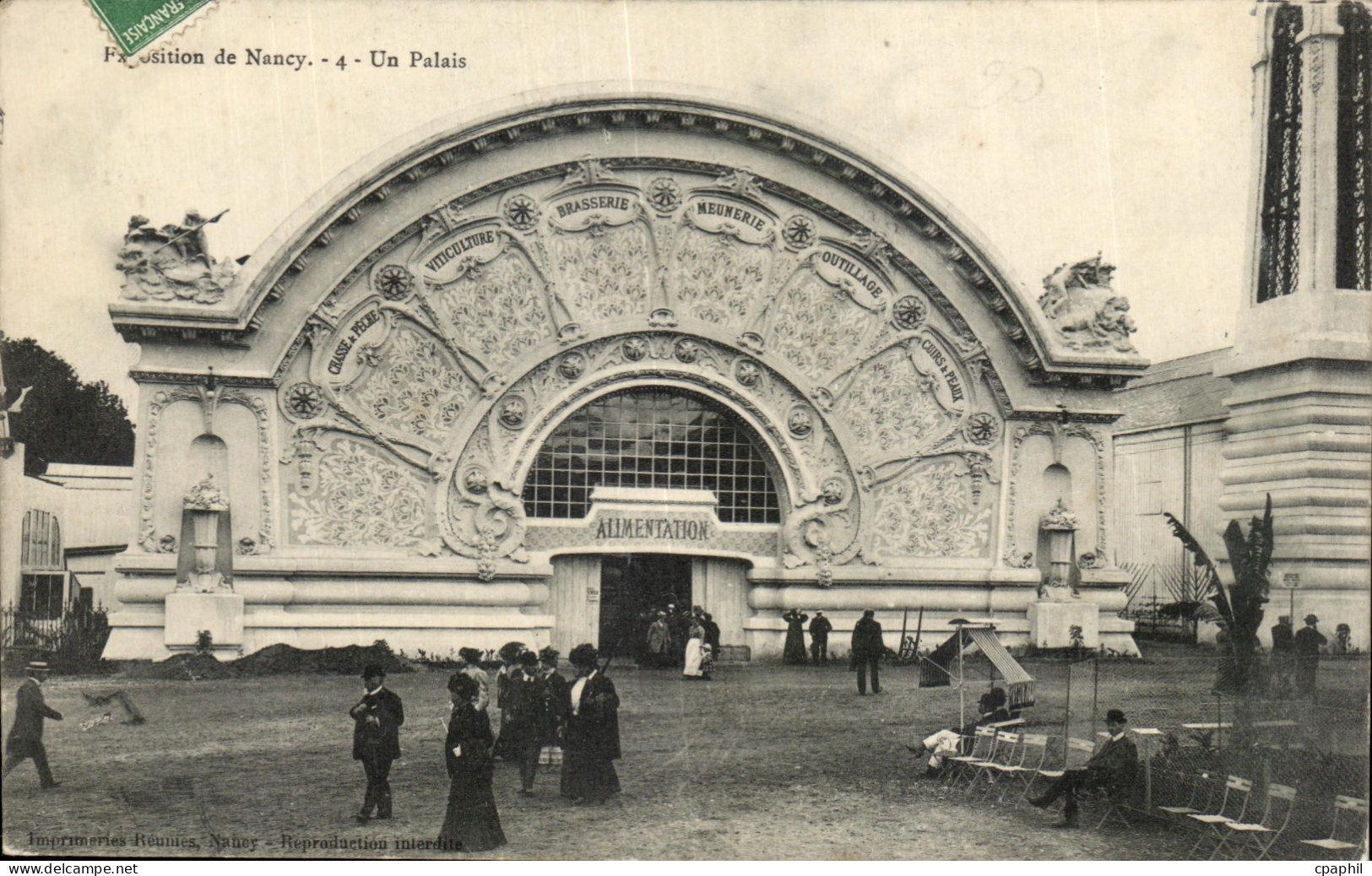 CPA Nancy Un Palais Exposition de Nancy