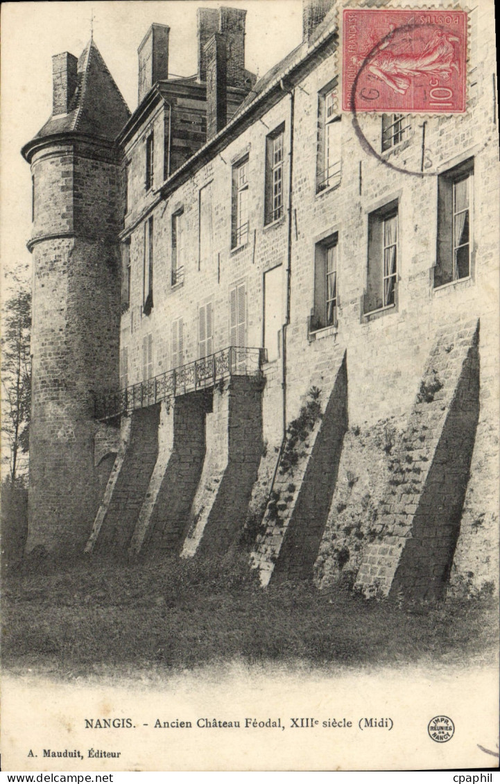 CPA Nangis Ancien Chateau Feodal XIII siecle Midi