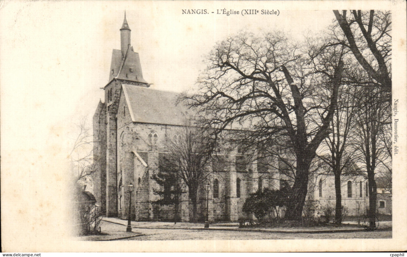 CPA Nangis L Eglise Siecle