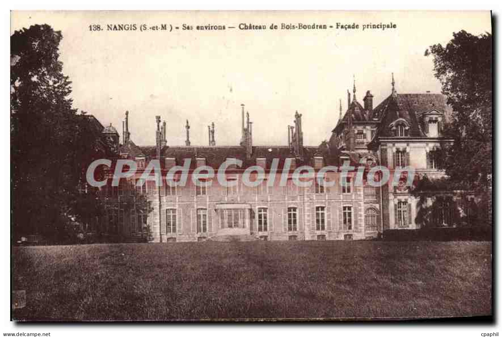 CPA Nangis Ses Environs Chateau De Bois Boudran