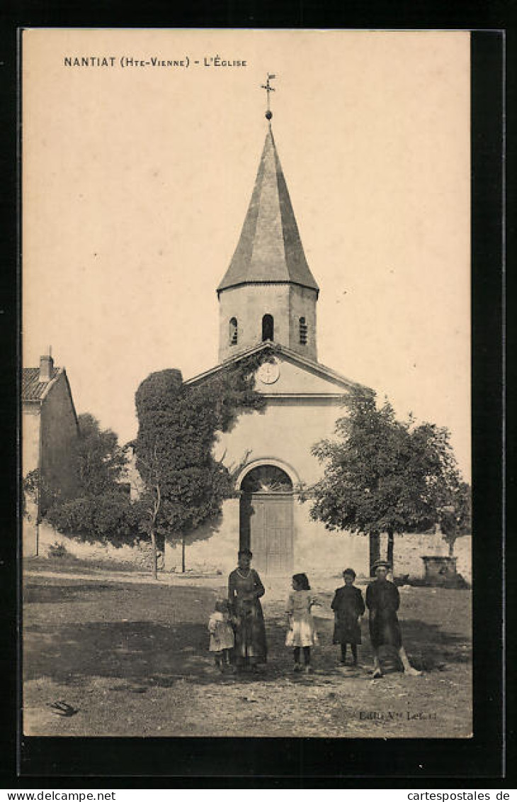 CPA Nantiat, L`Eglise