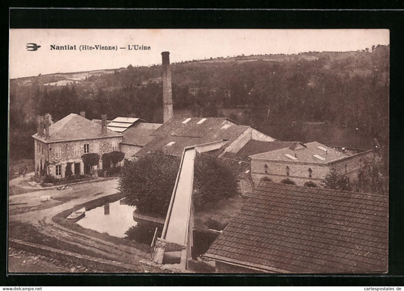 CPA Nantiat, L`Usine