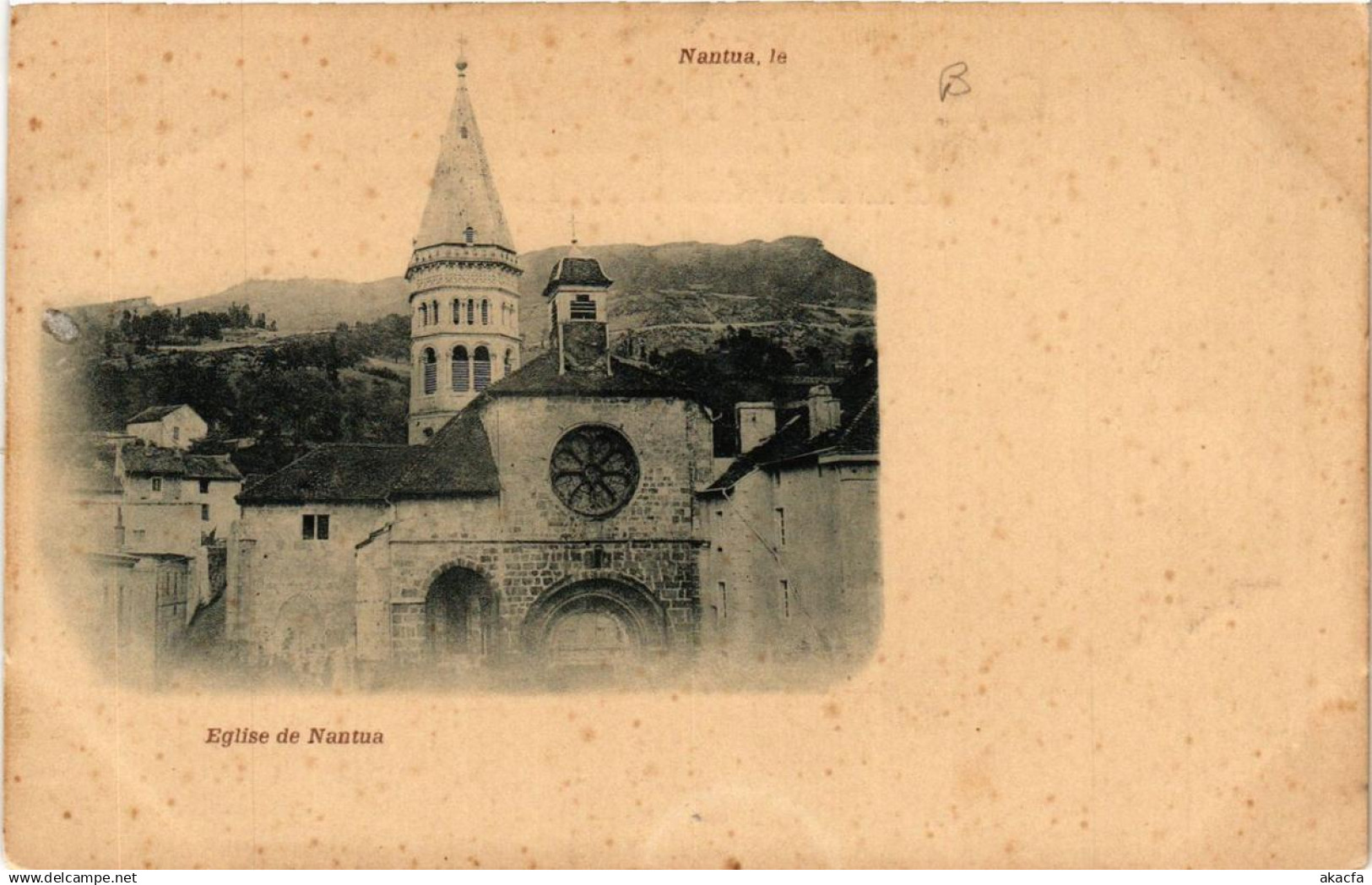 CPA NANTUA église de NANTUA (683934)