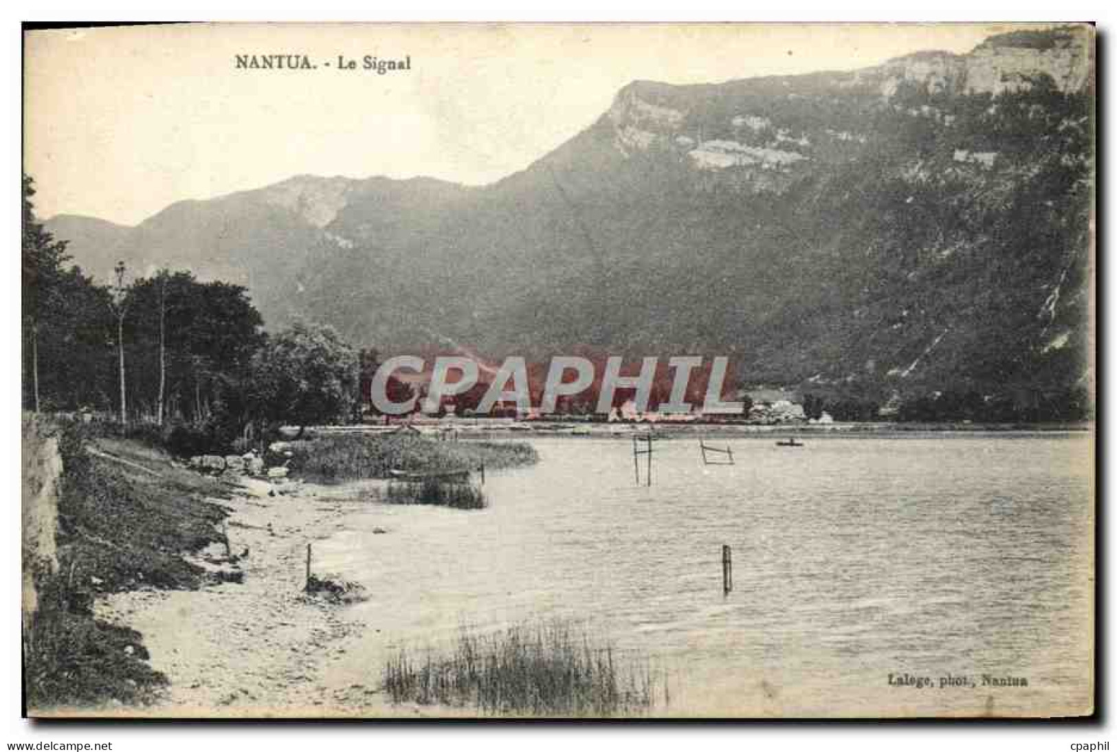CPA Nantua Le Signal