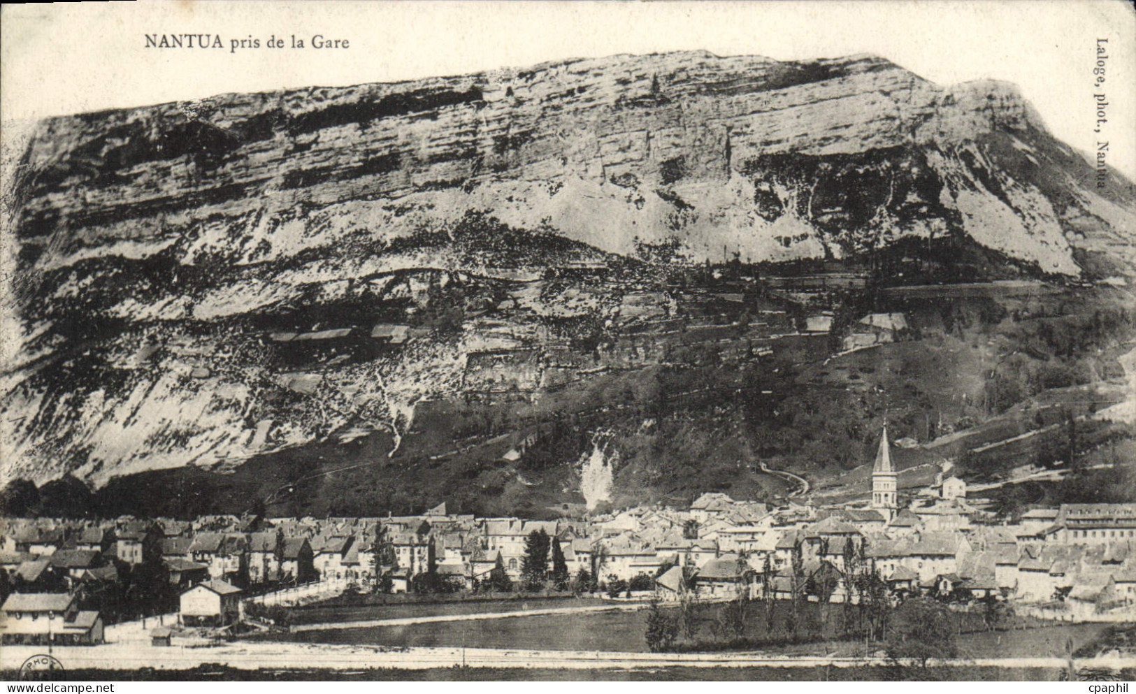 CPA Nantua Pris de la Gare