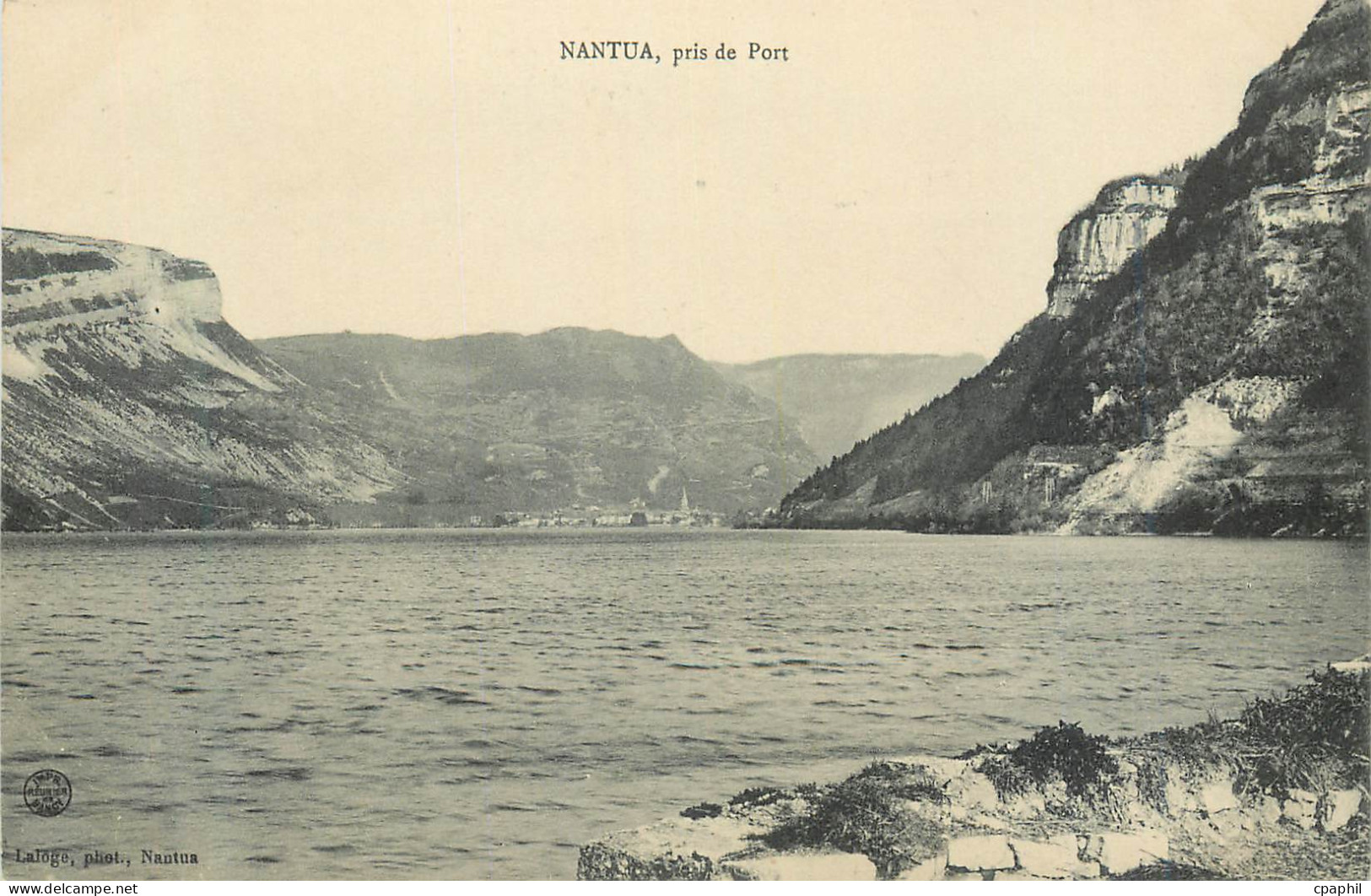 CPA Nantua pris de Port