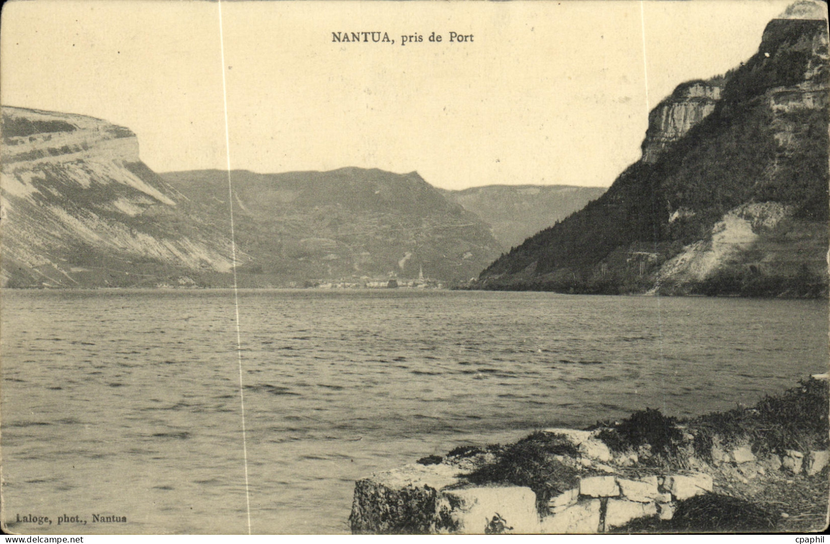 CPA Nantua Pris de Port