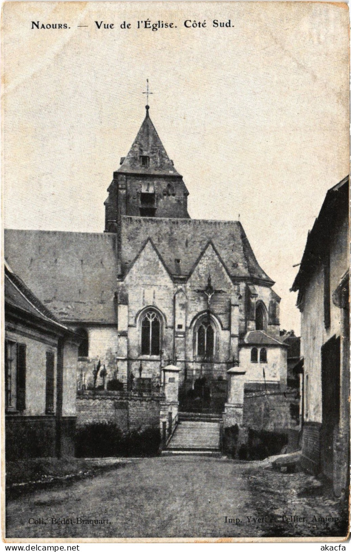 CPA Naours eglise (1498084)