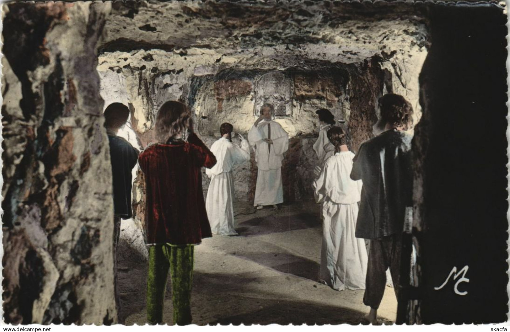 CPA NAOURS La cité sousterraine Chapelle (807284)