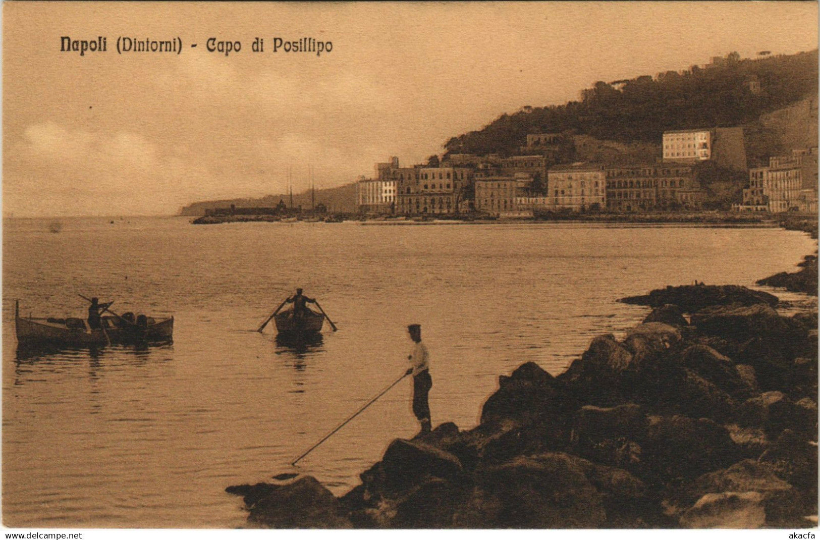 CPA NAPOLI Capo di Posilipo ITALY (15163)