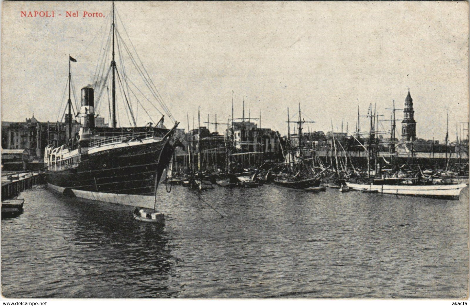 CPA NAPOLI Nel Porto ITALY (14770)