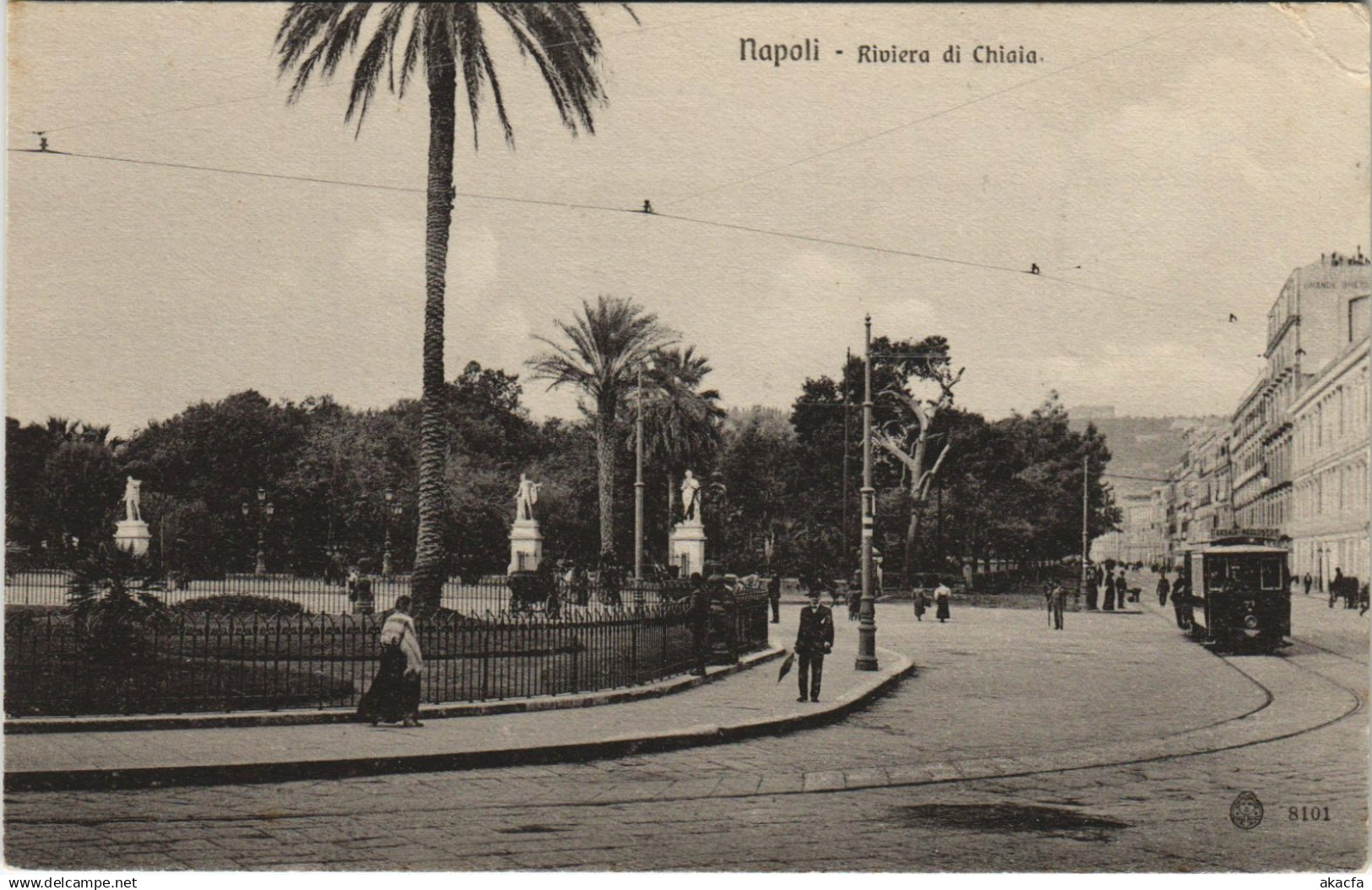 CPA NAPOLI Riviera di Chiaia ITALY (14746)