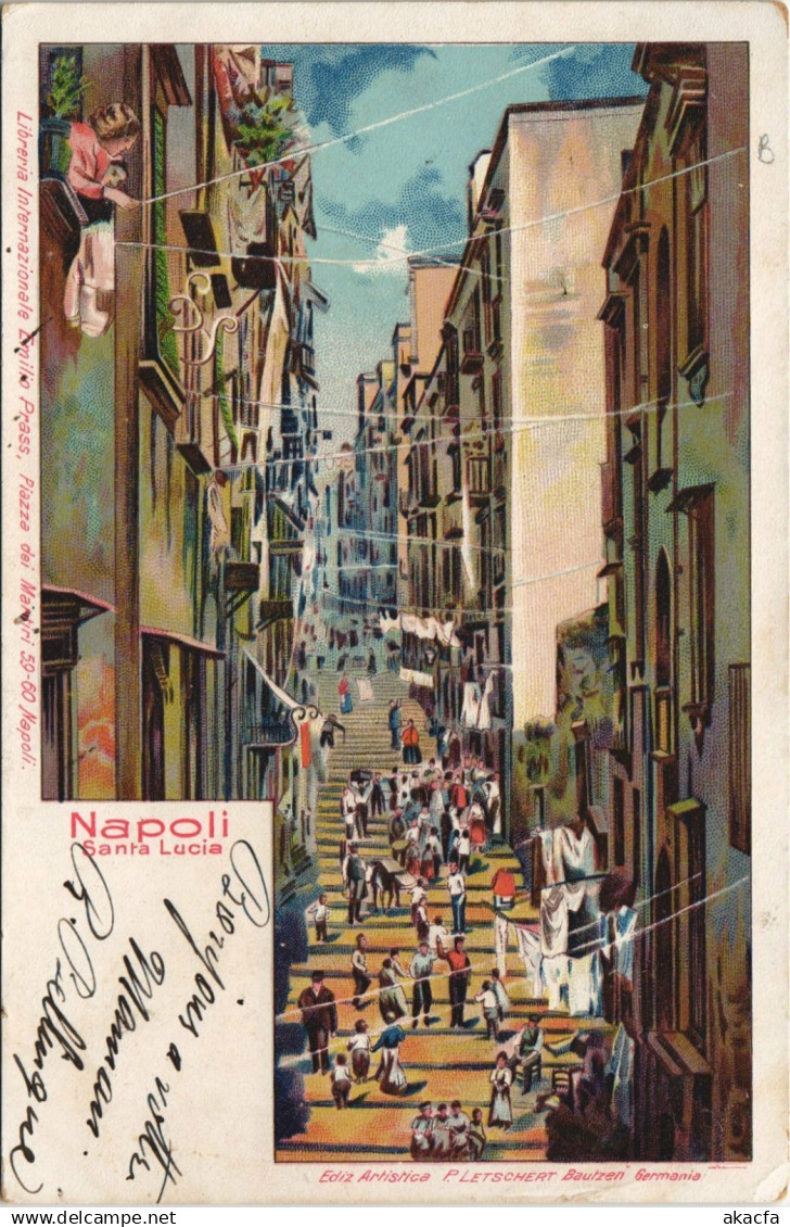 CPA NAPOLI Santa Lucia ITALY (14740)