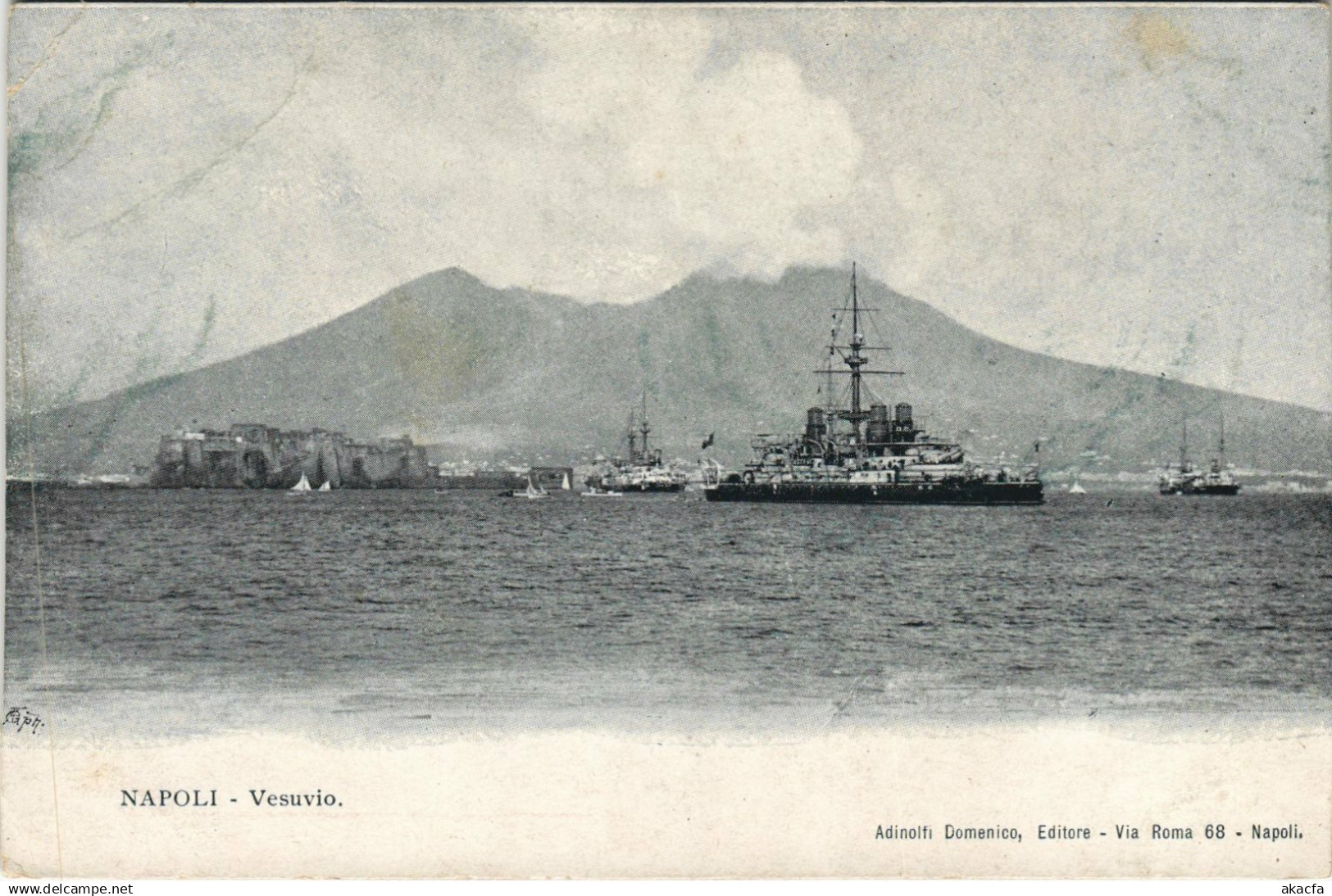 CPA NAPOLI Vesuvio ITALY (15459)