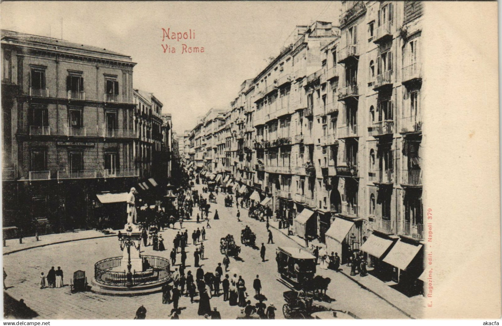 CPA NAPOLI Via Roma ITALY (14577)