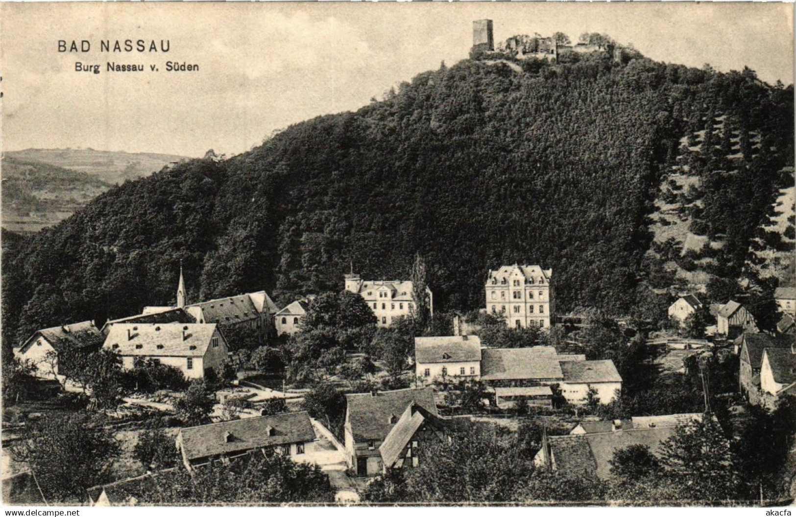 CPA Nassau- Burg Nassau vom Berg Nassau GERMANY (1029517)