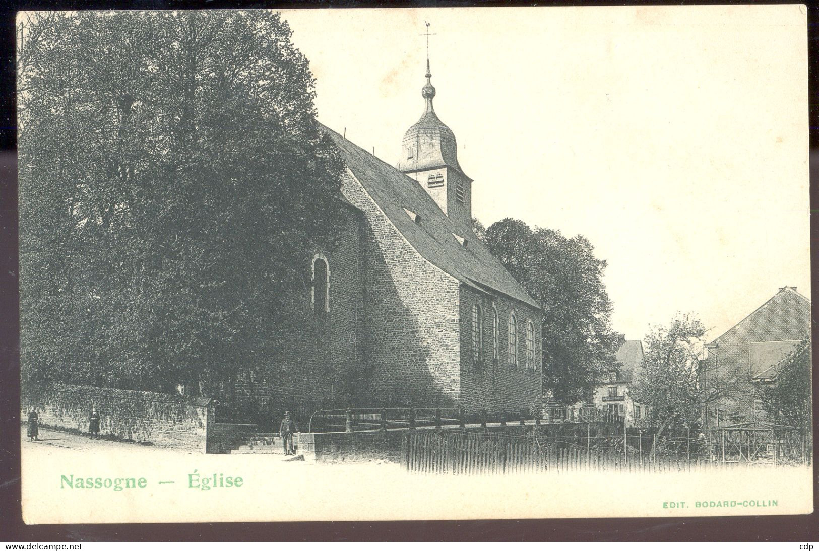 cpa nassogne   église
