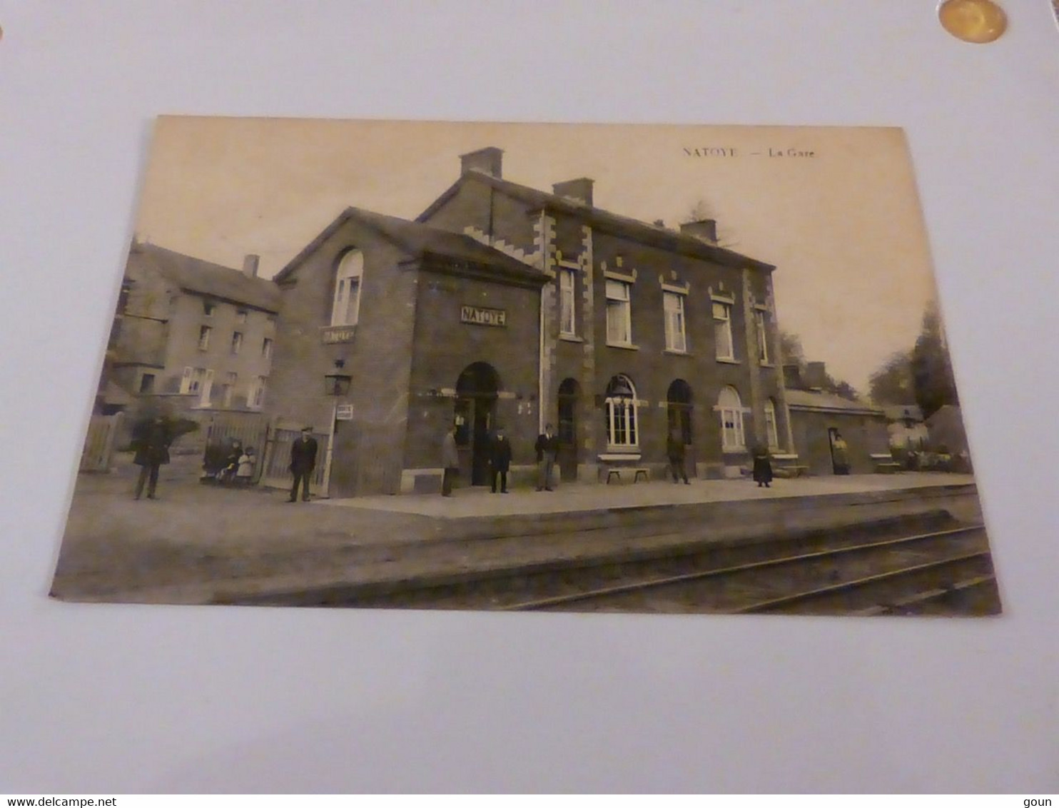 Cpa Natoye La gare
