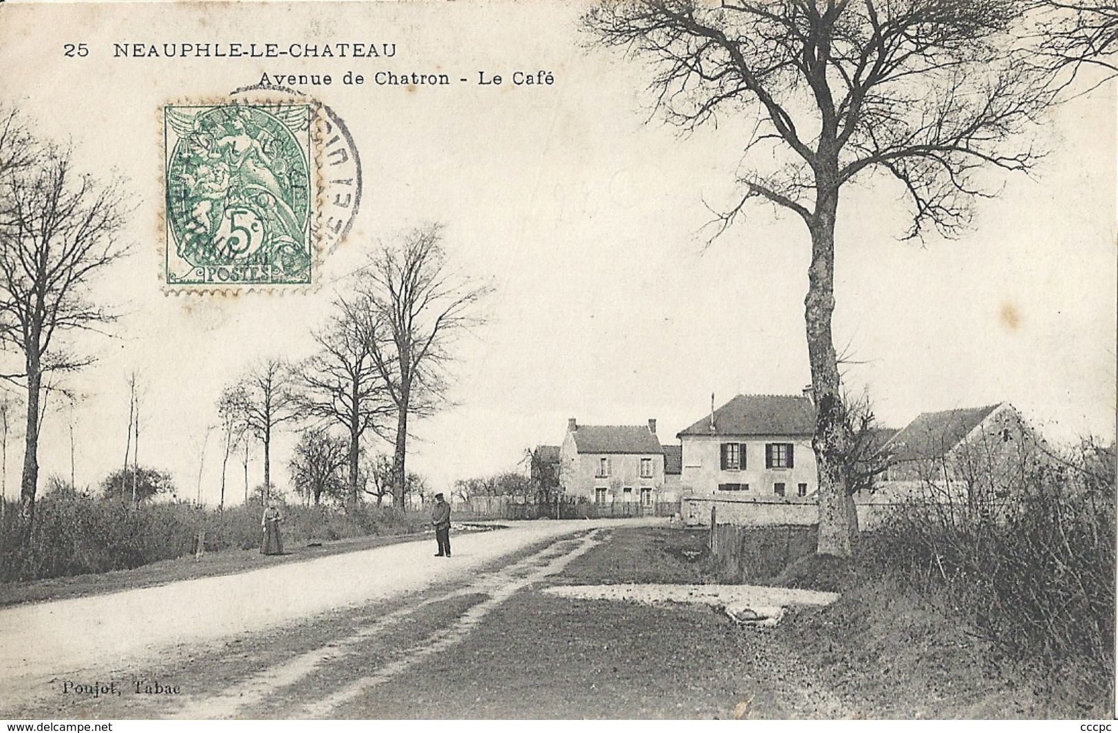CPA Neauphle-le-Château Avenue de Chatron Le Café