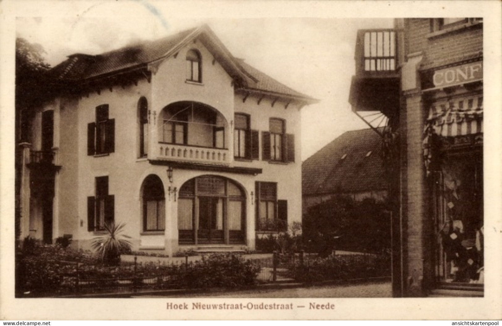 CPA Neede Berkelland Gelderland, Hoek Nieuwstraat-Oudestraat