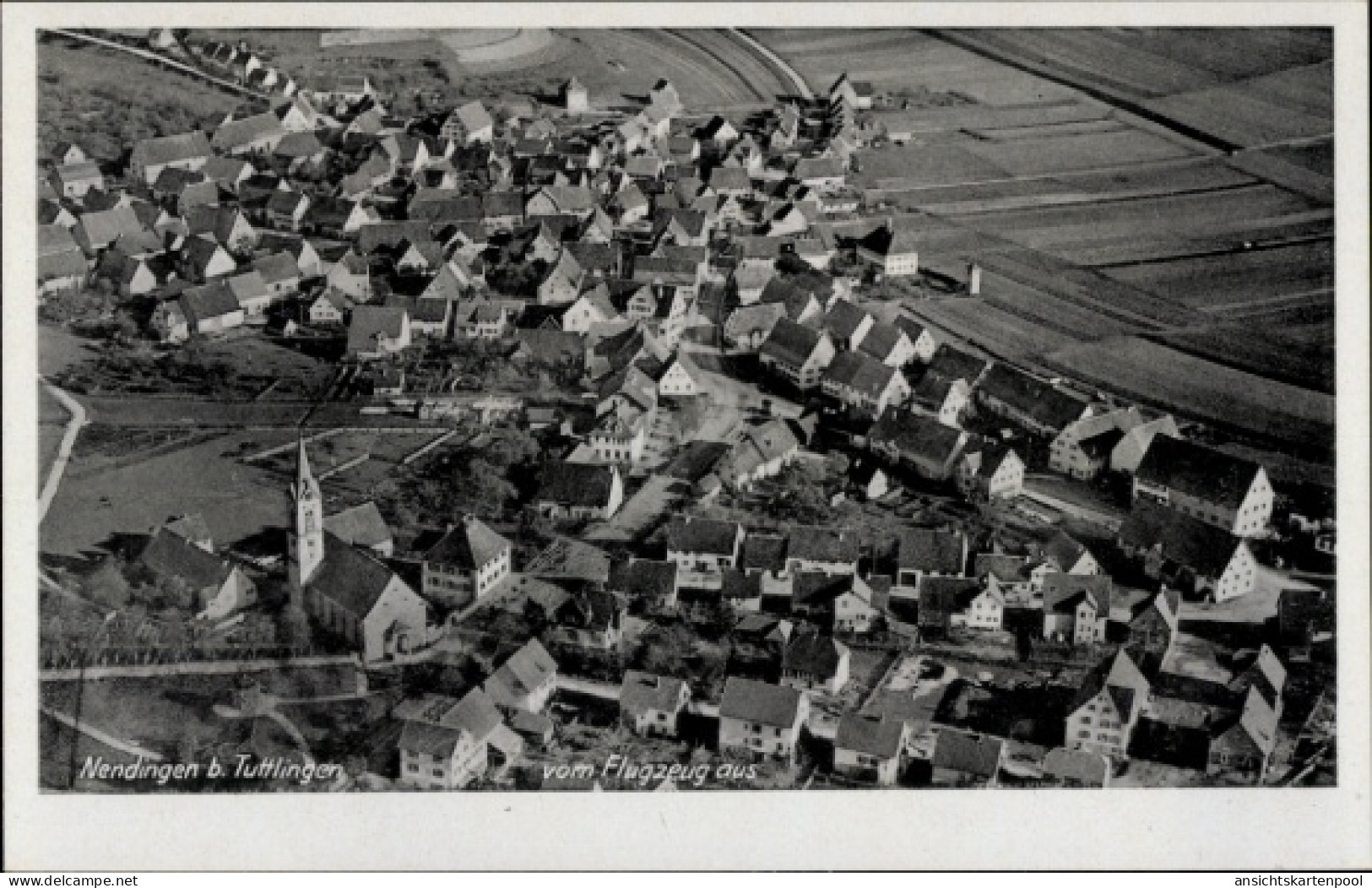 CPA Nenningen Nendingen Lauterstein in Württemberg, Luftaufnahme v