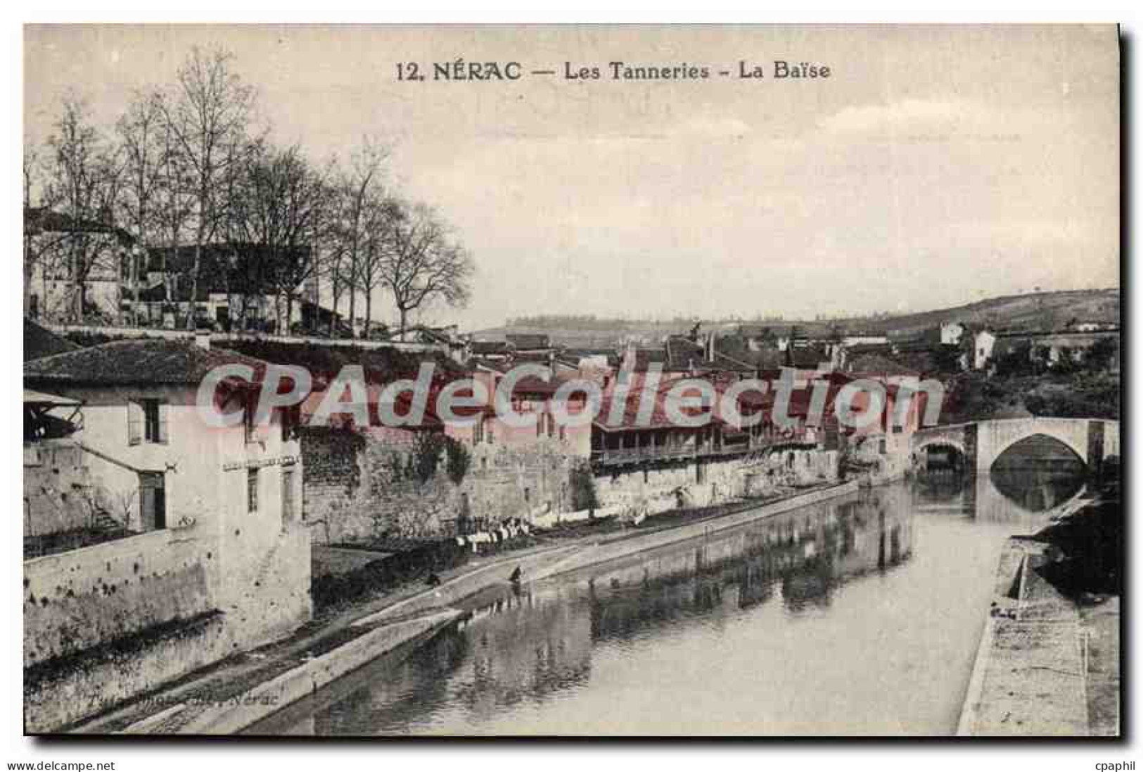 CPA Nerac Les Tanneries La Baïse