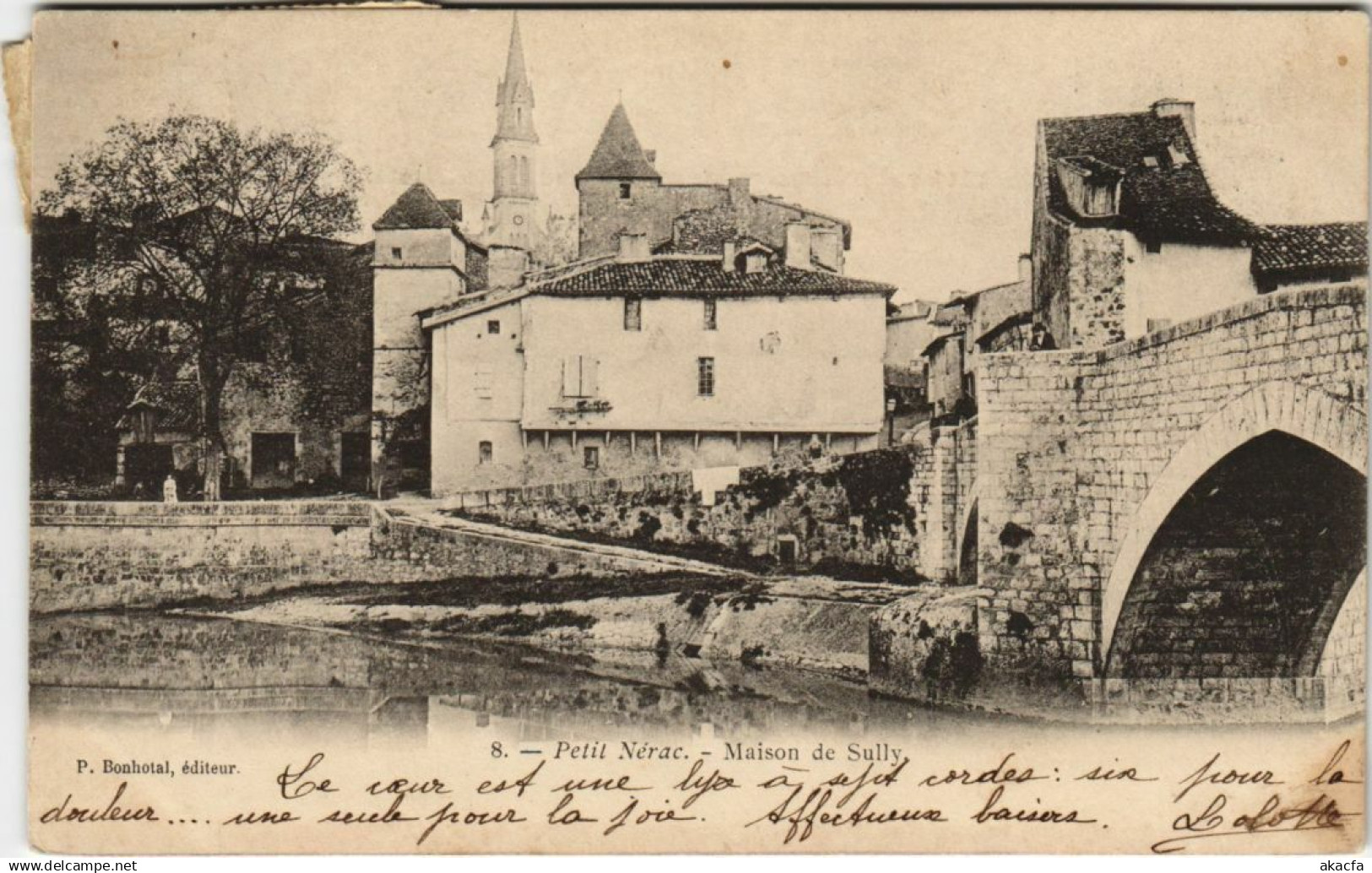 CPA Nerac Petit Nerac, Maison de Sully FRANCE (1171853)