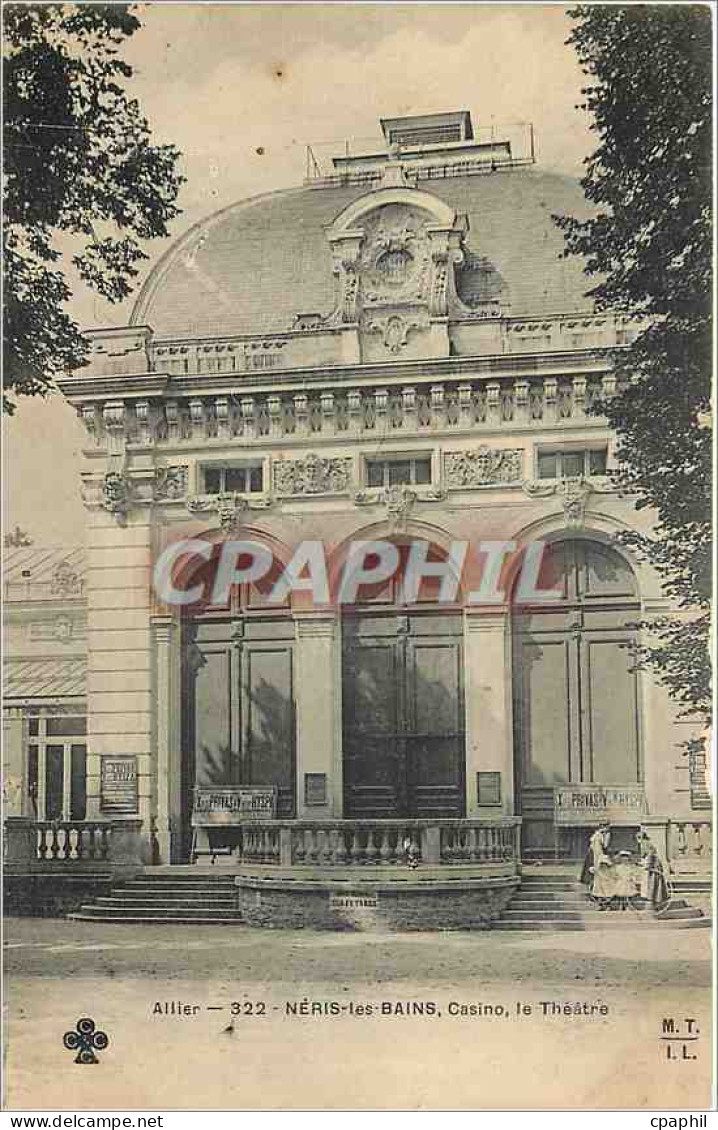 CPA Neris les Bains Casino le Theatre
