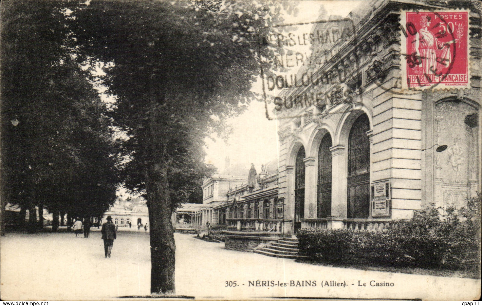 CPA Neris les bains Le casino