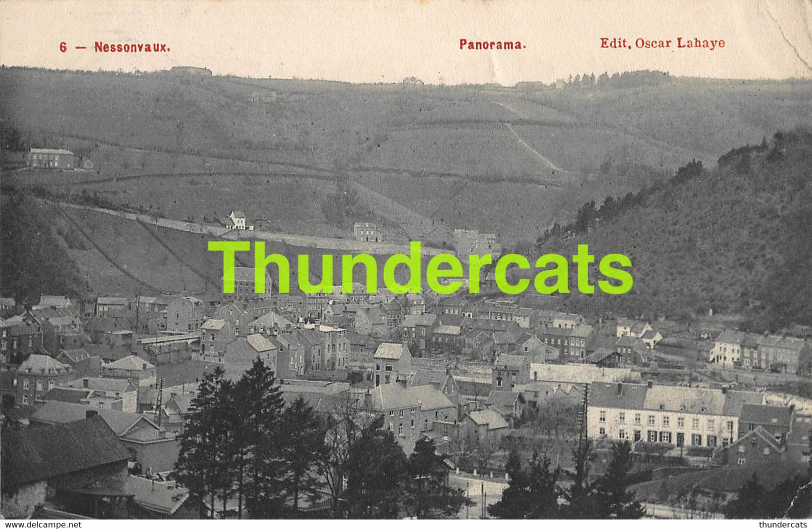 CPA NESSONVAUX PANORAMA ( PLI D'ANGLE ) TROOZ