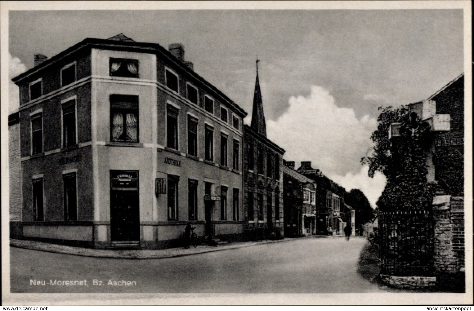 CPA Neu Moresnet Kelmis Wallonien Lüttich Belgien, Hotel Reinartz