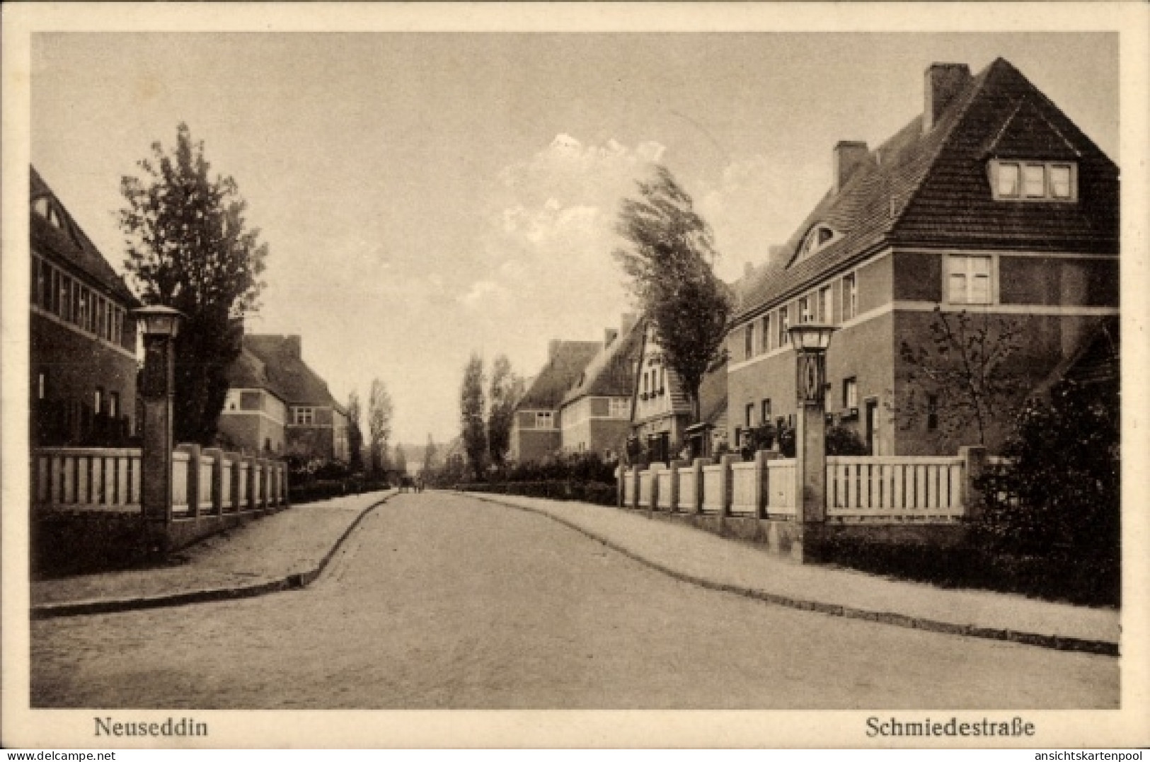 CPA Neu Seddin Neuseddin Seddiner See Brandenburg, Schmiede Straße