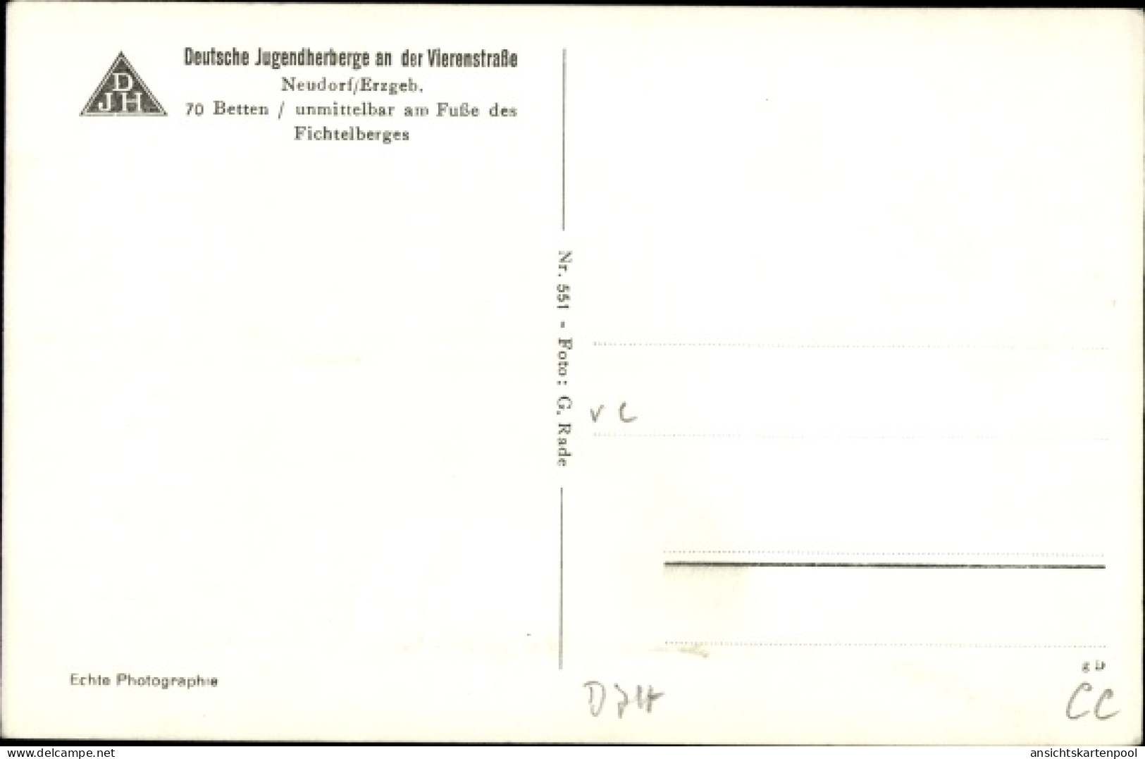 CPA Neudorf Sehmatal-Cranzahl, Jugendherberge, Vierenstraße