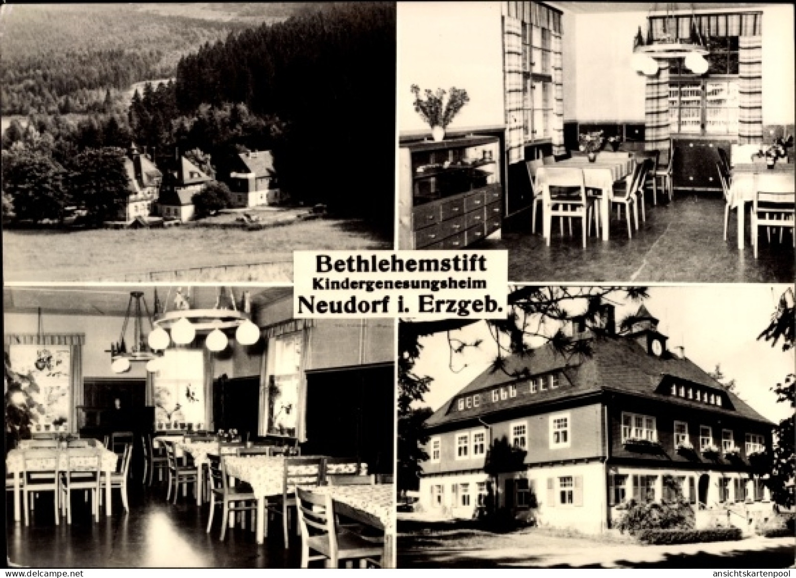 CPA Neudorf Sehmatal im Erzgebirge, Bethlehemstift, Kindergenesungsheim