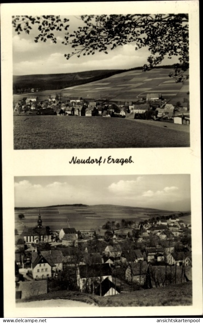 CPA Neudorf Sehmatal im Erzgebirge, Panorama