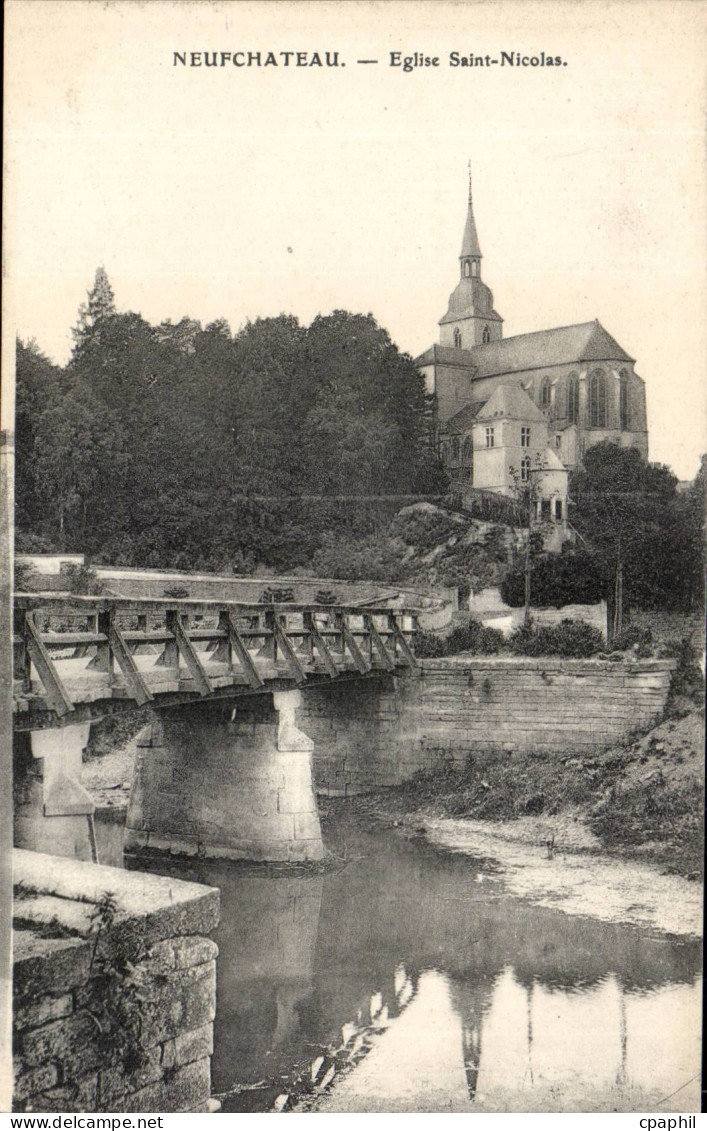 CPA Neufchateau Eglise Saint Nicolas
