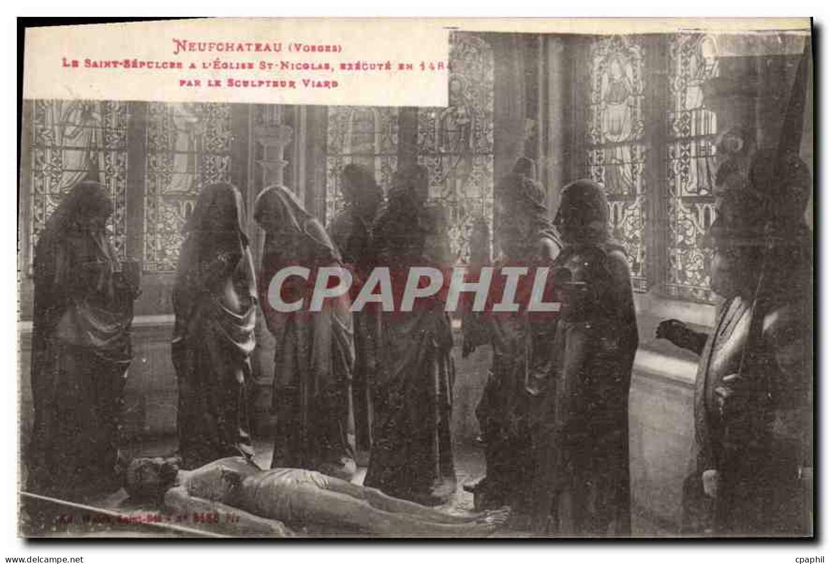 CPA Neufchateau Eglise Saint Nicolas
