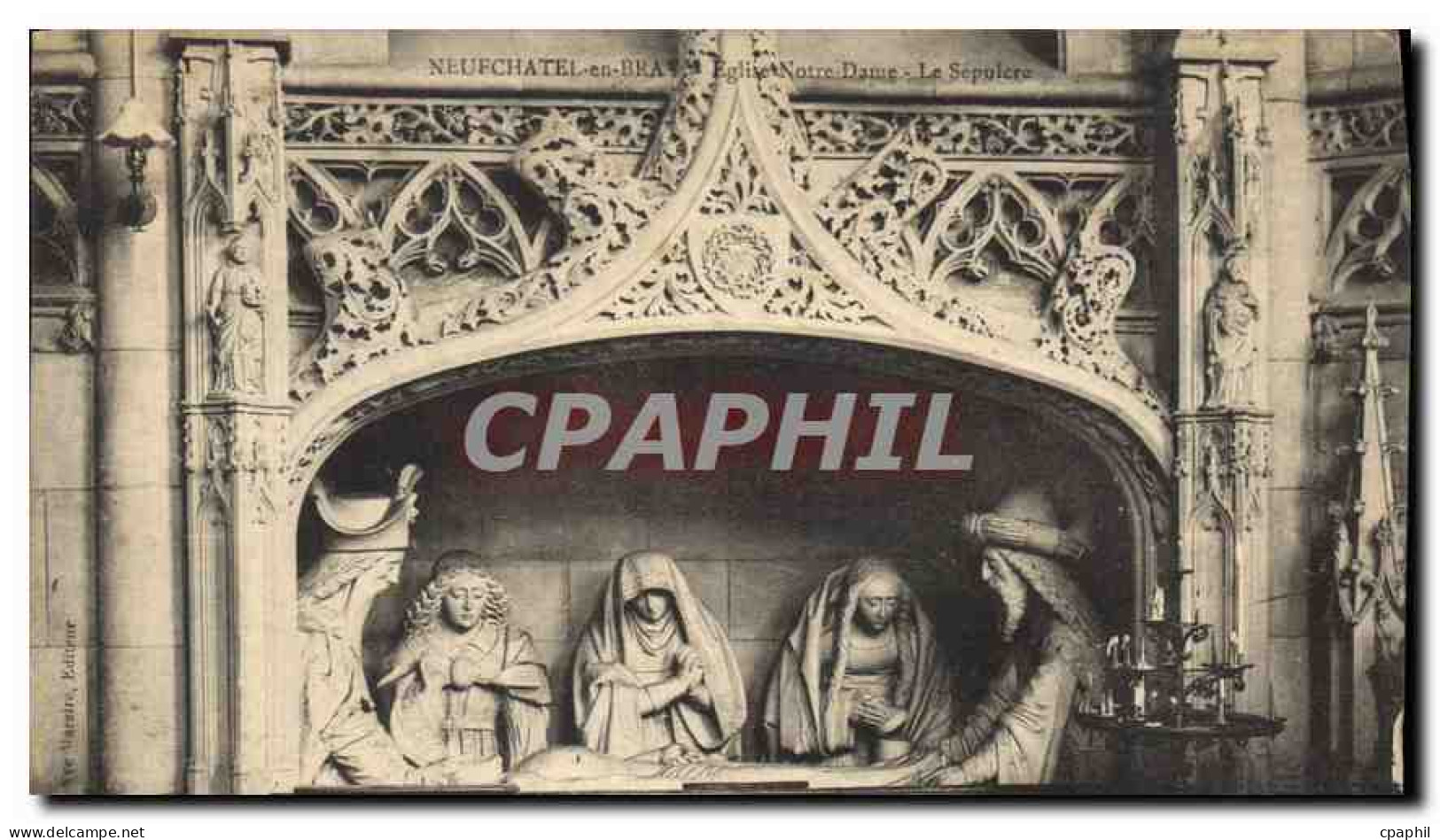 CPA Neufchatel en Bray Eglise Notre Dame